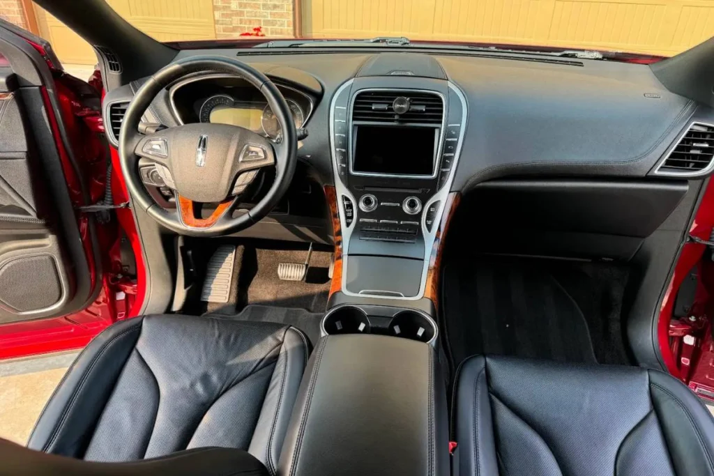 car interior detailing