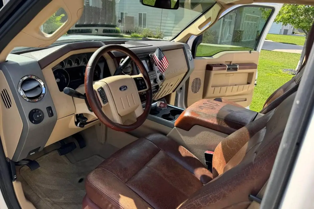 car interior detailing