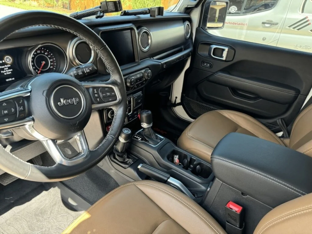 professional car interior detailing